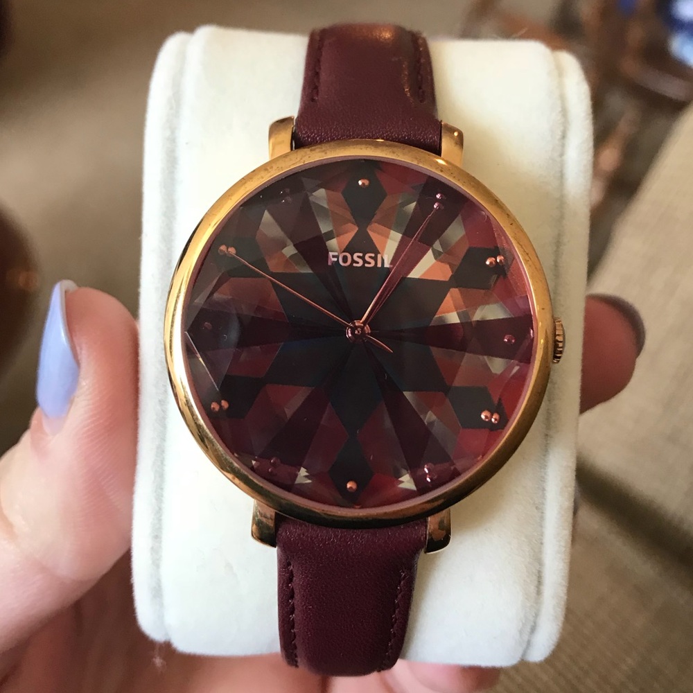 Fossil Jacqueline Leather Watch
